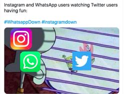 WhatsApp Tumbang Jadi Bahan Meme Sindiran