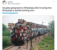 Meme WhatsApp down