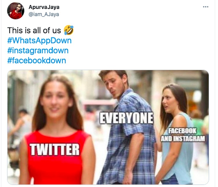 Meme WhatsApp down