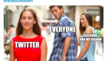 Pengguna sempat beralih ke Twitter, tapi agaknya cuma sebentar dan kembali ke WhatsApp ketika sudah pulih. Foto: Twitter