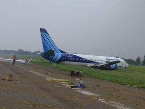 KNKT Sudah Minta Riwayat Perawatan Pesawat Trigana Air Tergelincir di Halim