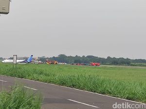 Trigana Air Tergelincir di Halim Baru 2 Menit Terbang, Ada Kendala Teknis