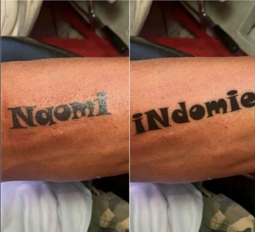 Ganti Tato Nama Mantan