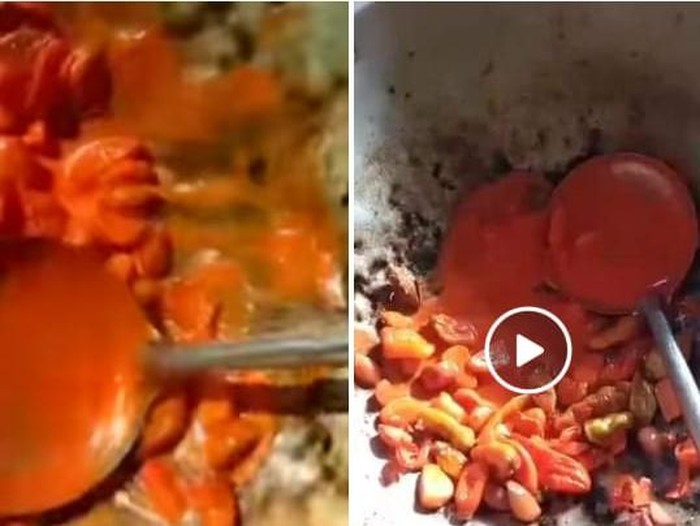 jagat maya di Banyuwangi diramaikan dengan video tentang cabai dicat. Cabai yang sedang ditumis mengeluarkan cairan warna oranye kemerahan. Lama-lama cairan itu terlihat semakin mengental.