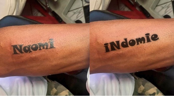 Kocak! Pria Ini Ubah Tato Nama Mantan Pacar, Dari Naomi Jadi Indomie Kocak! Pria Ini Ubah Tato Nama Mantan Pacar, Dari Naomi Jadi Indomie