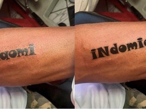 Kocak! Pria Ini Ubah Tato Nama Mantan Pacar, Dari Naomi Jadi Indomie
