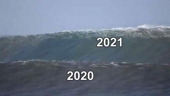 Sungguh tahun yang penuh tantangan, semoga ada pelangi sesudahnya. Foto: via Bored Panda