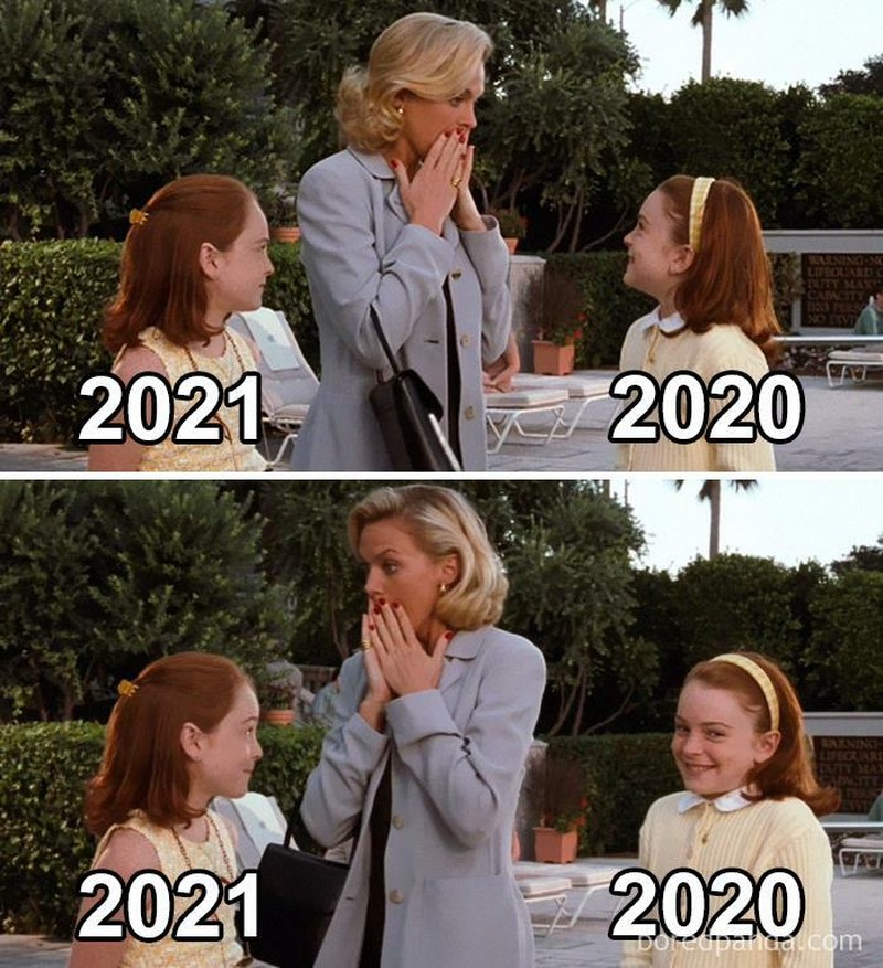 Kehidupan di tengah pandemi memang tidak mudah, beberapa meme bertebaran soal 2021 yang nampaknya bakal mirip 2020. Wah, harapannya sih bisa lebih baik, ya.