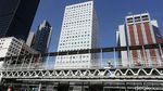Potret Langit Jakarta yang Membiru