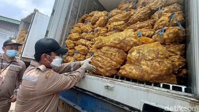 108 ton jahe impor busuk dimusnahkan di Karawang
