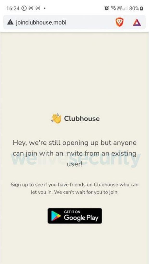 Aplikasi Clubhouse palsu untuk Android berisi malware pencuri data