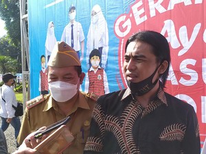 Charly Van Houten Jadi Duta Gerakan Ayo Masuk Sekolah di Garut