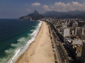 Rio de Janeiro Cabut Aturan Wajib Masker di Luar Ruangan