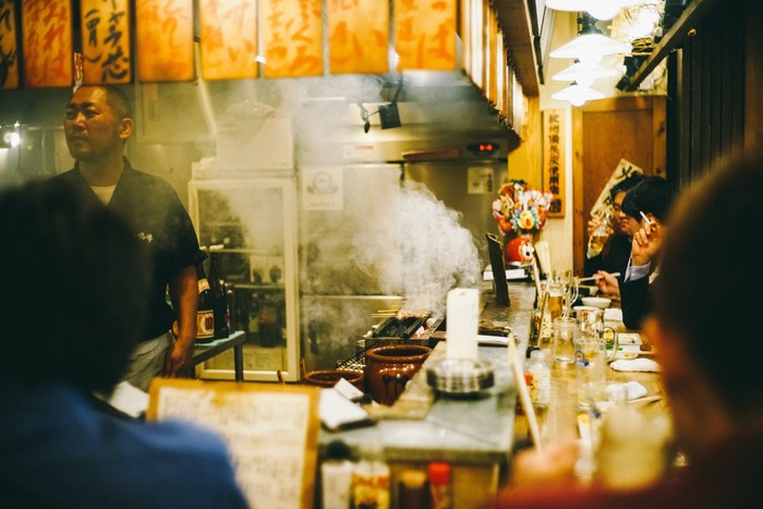 Ilustrasi kedai ramen