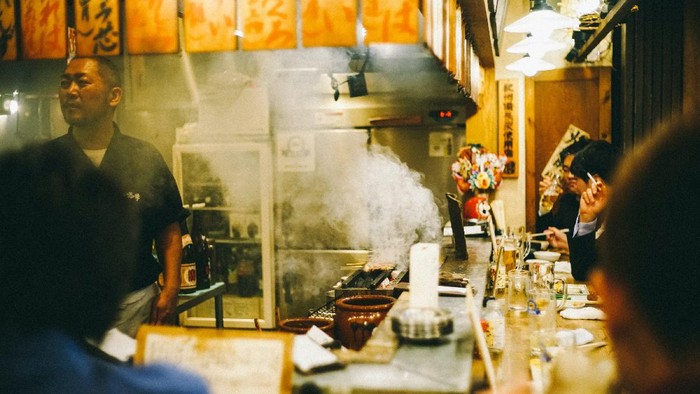 Ilustrasi kedai ramen