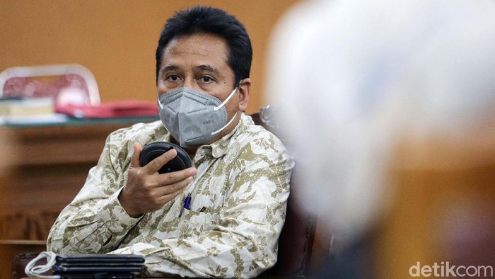 Sidang lanjutan dengan terdakwa Jumhur Hidayat kembali digelar di PN Jakarta Selatan, Senin (22/3/2021). Sidang menghadirkan saksi Ketua Apindo Hariyadi B. Sukamdani.