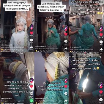 Kisah sedih pengantin wanita yang kecewa saat mempelai pria tak hadir akad nikah.