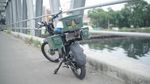 Motor Listrik dari Bangkai Honda C70, Tenaga Pakai Baterai Laptop dan Kamera