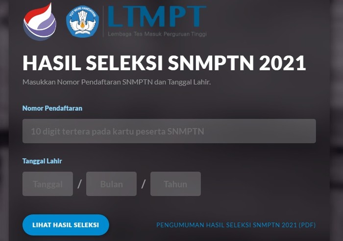 Pengumuman SNMPTN 2021