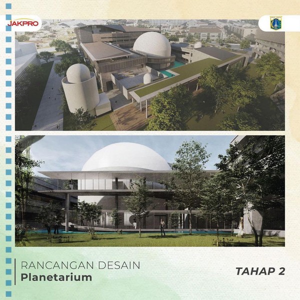 Tepat hari Minggu kemarin, Anies Baswedan mengungkapkan desain Planetarium Jakarta yang dibuat oleh tim JakPro Group (dok JakPro Group) Tepat hari Minggu kemarin, Anies Baswedan mengungkapkan desain Planetarium Jakarta yang dibuat oleh tim JakPro Group (dok JakPro Group)