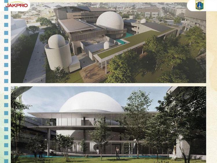 Potret Desain Planetarium Jakarta Terkini