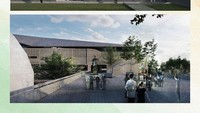 Desain yang dihadirkan pun bergaya modern minimalis. Pengunjung dapat dengan mudah mencapai area atas yang nantinya bisa digunakan untuk tempat peneropongan bintang (dok JakPro Group)