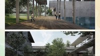 Area di sekitar Planetarium juga dibuat fungsional, lengkap dengan taman hijau (dok JakPro Group)