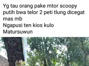 Ngaku untuk Bansos, Pemotor Gasak 2 Peti Telur dari Warung di Klaten