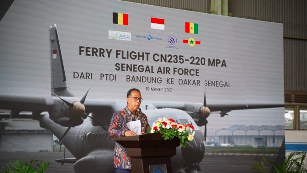 Lembaga Pembiayaan Ekspor Indonesia (LPEI) mendukung pembiayaan ekspor pesawat CN-235 ke Nepal dan Senegal/Dok LPEI