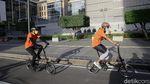 Menteri Sandi Ngantor Gowes Sepeda