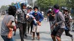 Demo Tolak Kudeta Terus Berlanjut di Myanmar