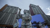 Sebelumnya Rumah Sakit Darurat COVID-19 di Wisma Atlet Kemayoran ini diresmikan pada 23 Maret 2020 oleh Presiden Jokowi.