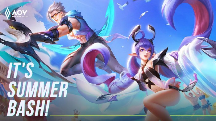 Promosi Summer Bash Party Arena of Valor berupa skin terbaru