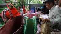 Dimasa pandemi, perajin pernah membuat sekitar 2.000 tas.