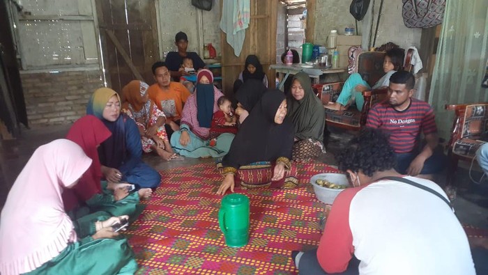 Suasana di rumah duka Yunus di Asahan (Perdana-detikcom)