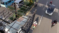 Polri secara resmi meluncurkan tilang elektronik atau e-TLE bersama 12 Polda jajaran dengan menempatkan sebanyak 244 titik kamera e-TLE yang akan menindak pelanggaran lalu lintas. ANTARA FOTO/Aprillio Akbar  