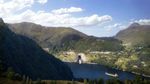 Foto: Terowongan Kapal di Bawah Gunung Norwegia