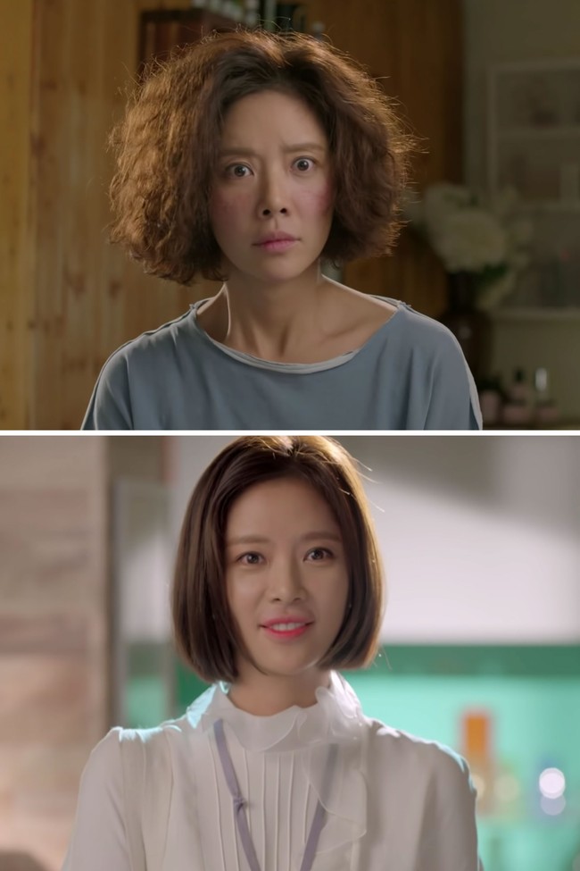 Dalam drakor She Was Pretty, Hwang Jung Eum ‘kehilangan’ paras cantiknya karena mengalami kebangkrutan. Ia pun termotivasi untuk mengubah penampilan setelah bertemu Park Seo Joon. Foto: dok MBC