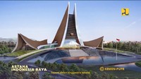 Pada konsep Nagara Rimba Nusa juga terdapat Plaza Bhinneka Tunggal Ika dan Danau Pancasila. Lalu ada kawasan diplomatik, bisnis dan komersial, pemukiman. Foto: Dok. Tangkapan Layar Facebook PUPR