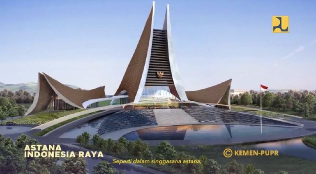 Istana Presiden di Ibu kota Baru (Foto: Dok. Tangkapan Layar Facebook PUPR)