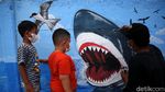 Kala Mural Bertema Hewan Jadi Sarana Edukasi Anak-anak di Bekasi
