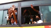 Seorang pejabat senior penjara mengatakan 360 pria dan 268 wanita yang sebelumnya ditahan di penjara Insein akhirnya dibebaskan hari ini.