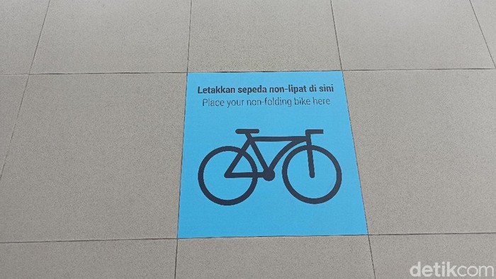 Marka sepeda nonlipat (Sachril Agustin/detikcom).