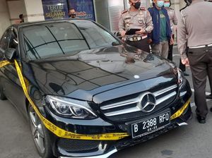 Waduh! Mercy Pelat RFQ yang Tabrak Lari Bocah Pajaknya Habis
