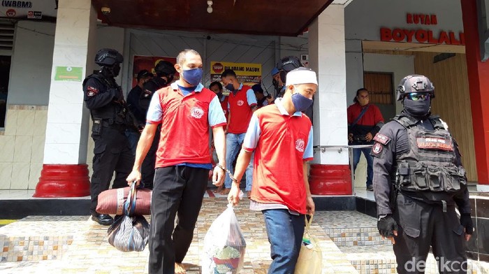 Pemindahan penghuni Rutan Boyolali, 24/3/2021