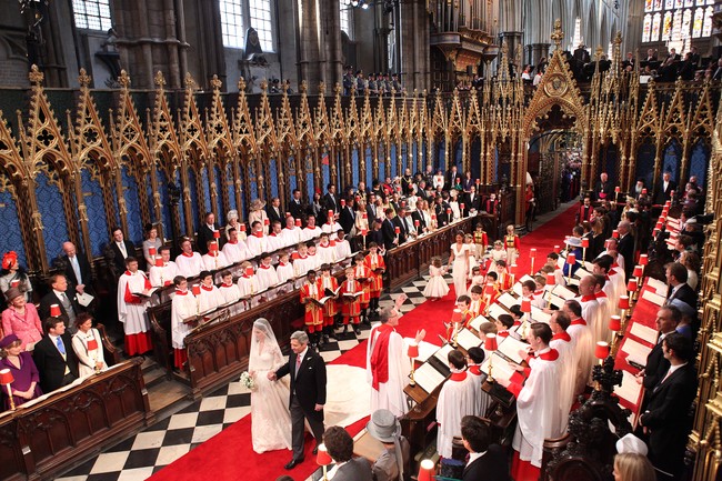 Momen pernikahan Pangeran William dan Kate Middleton di Westminster Abbey pada 29 April 2011. (Foto: Dominic Lipinski - WPA Pool/Getty Images)