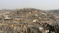 Selain itu, 400 orang dilaporkan hilang dan sedikitnya 10.000 tempat berlindung telah hancur. AP Photo/ Shafiqur Rahman