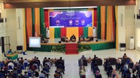 Perhimpunan Mahasiswa Informatika dan Komputer Nasional (Permikomnas) menggelar seminar nasional di Gedung Auditorium Ali Hasymi UIN Ar-Raniry Banda Aceh, Selasa (23/3/21).