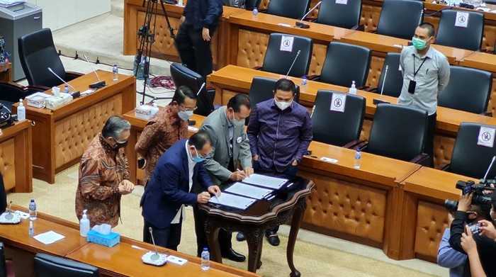 Baleg DPR Setujui Harmonisasi RUU Kejaksaan (Foto: Farih/detikcom)