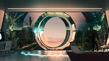 Radiasi dari sinar Matahari dan gamma di Mars memaksa ABIBOO dan SONet membangun ruang yang tidak langsung terpapar ke langit. Foto: ABIBOO studio / SONet